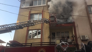 Manisa'da korkutan yangın 