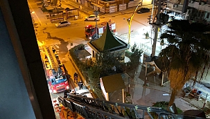 Mardin'de korkutan otel yangını 