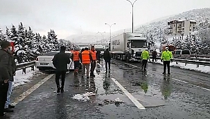 TEM Otoyolu'nda 8 araç birbirine girdi 