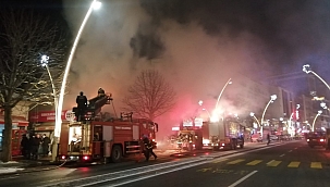 Tüp patladı 3 iş yeri yandı! 