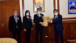 Vali Baruş 'a Vergi Haftası Ziyareti