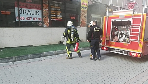 Yoğun duman mahalleliyi panikletti 