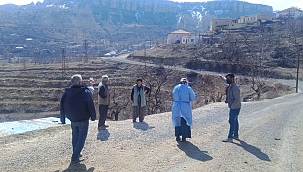 Bir mezrada karantina kaldırıldı!