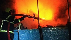 Alev alev yanan ev küle döndü 