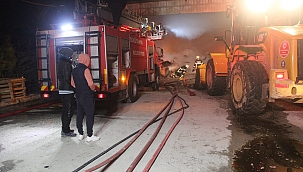 Ambalaj deposunda yangın! 