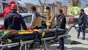 Ataşehir'de feci kaza: 1 yaralı 