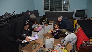 Çocuklara doğum günü sürprizi 