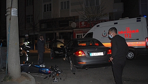 Çorlu'da trafik kazası: 2 yaralı 