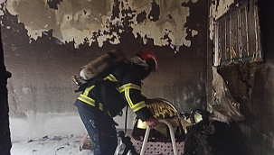 Elektrikli soba ev kül etti!