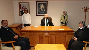 Erdoğan Gara şehidinin ailesiyle bir araya geldi