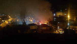 İki katlı evde yangın çıktı!