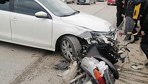 Kaskı hayatını kurtardı!