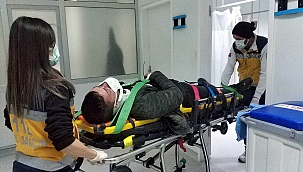 Samsun'da motosiklet kazası!