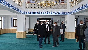 Şehidin adına yapılan cami ibadete açıldı