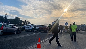 Silivri'de zincirleme kaza: 2 yaralı