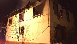 Sobayı yakmak isterken evi yaktı 