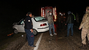 Üç araç birbirine girdi: 2 yaralı! 