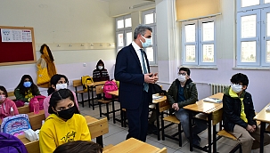 Vali Baruş'tan okullarda Pandemi denetimi 