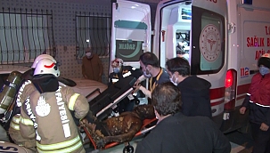 Yangında feci şekilde yandı! 