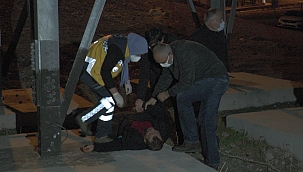 Yüksek gerilim direğine çıktı!