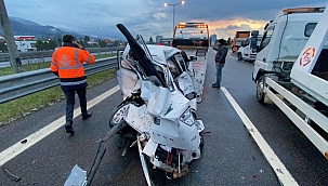 12 araç zincirleme kaza: 9 yaralı