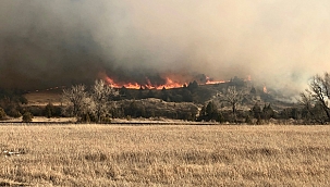 ABD'nin Dakota eyaletinde yangın! 