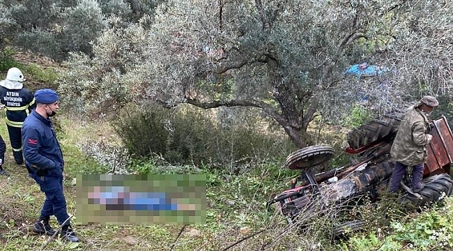 Aydın'da traktör kazası: 1 ölü 