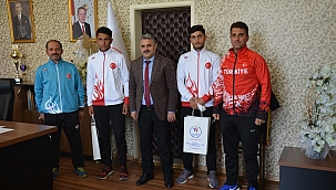 Balkan şampiyonu kuzenlere hediye 