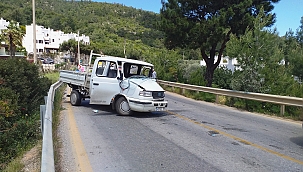 Bodrum'da trafik kazası: 1 yaralı 