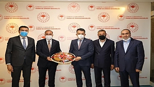 Büyükçay barajı için Bakanla görüştü