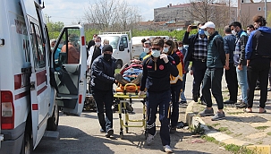 Çarşamba'da trafik kazası: 1 yaralı 