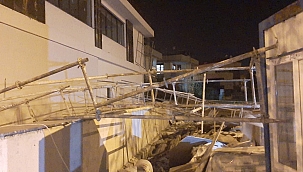 Denizli'de fırtına yıktı geçti!