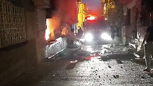 Doğalgaz bomba gibi patladı: 3 yaralı