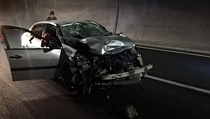 Erkenek Tüneli'nde trafik kazası: 1 ölü