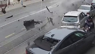 Hırvatistan'da yayalar ölümden döndü 