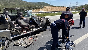 Kahramanmaraş'ta trafik kazası: 1 ölü 