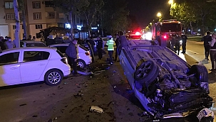 Kahramanmaraş'ta zincirleme kaza: 2 yaralı 