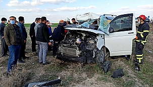 Kamyonet tarlaya düştü: 2 yaralı