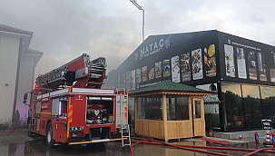 Kastamonu'da fabrikada yangın