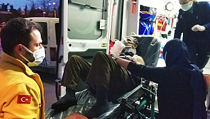 Kestiği ağaç üzerine düştü! 