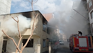 Kimliği belirsiz kişilerce ateşe verildi