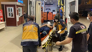 Kolunu makineye kaptıran işçi yaralandı 