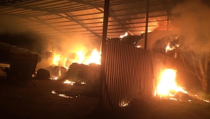 Konya'da saman balyaları yandı 