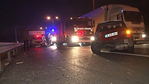 Küçükçekmece zincirleme kaza: 7 yaralı