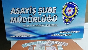 Kumarcılar polise takıldı! 