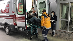 Liman girişinde bıçaklı kavga: 1 yaralı 