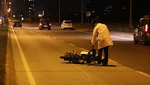Motosiklet sürücüsü kazada öldü! 
