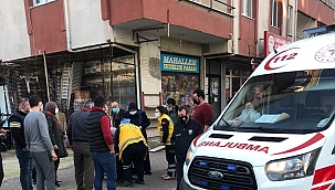 Motosiklet yayaya çarptı: 1 yaralı