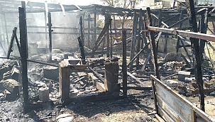 Mülteci kampında yangın: 1 ölü 