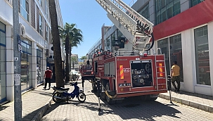 Ortaca'da iş yeri yangını! 